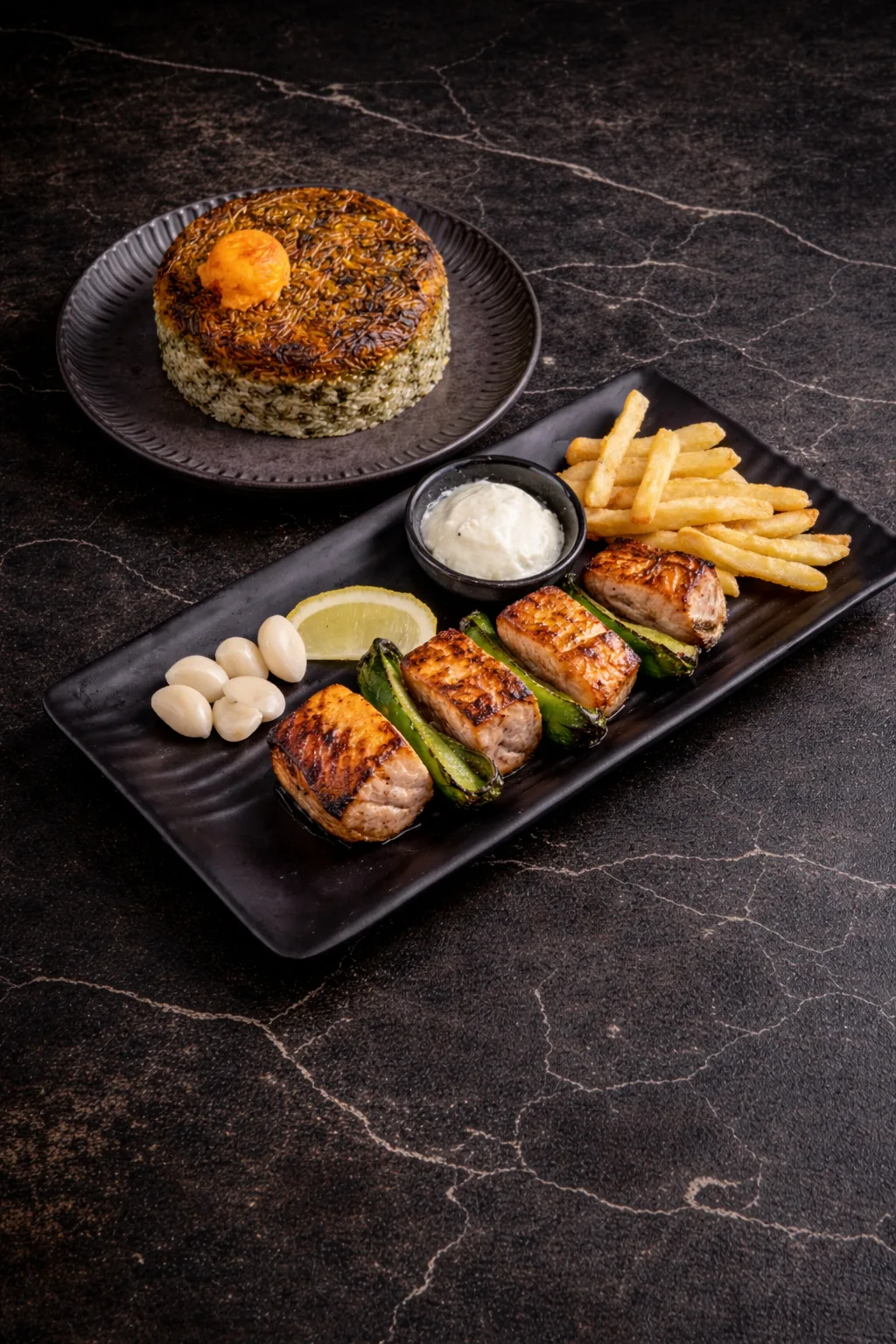 Grilled Salmon at Tiara Kebabs & More